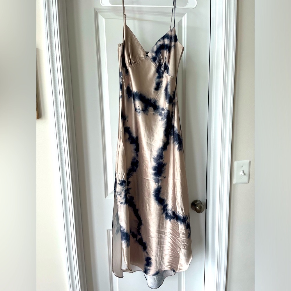 Steve Madden Silky Tye Dye Midi Dress